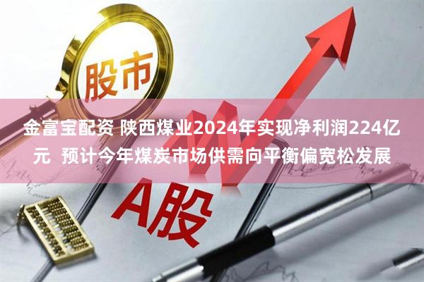 金富宝配资 陕西煤业2024年实现净利润224亿元  预计今年煤炭市场供需向平衡偏宽松发展