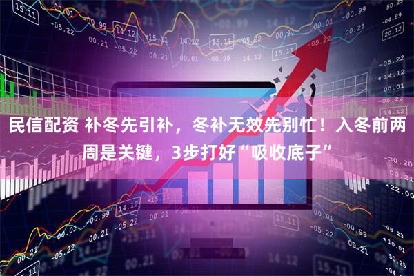 民信配资 补冬先引补，冬补无效先别忙！入冬前两周是关键，3步打好“吸收底子”